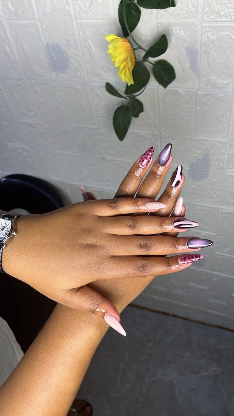 Purple Chrome Ombré